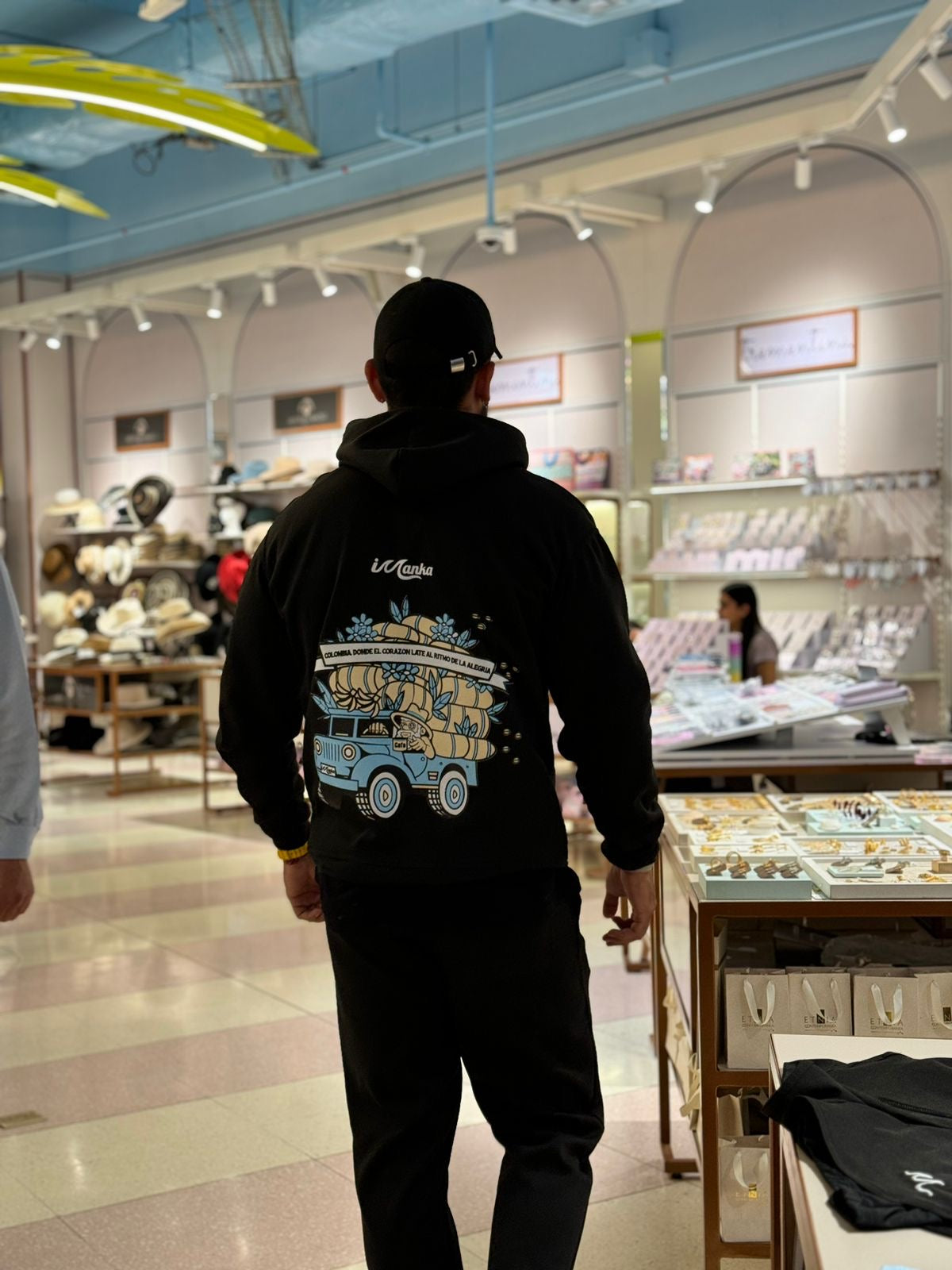 Hoodie cafetero hombre
