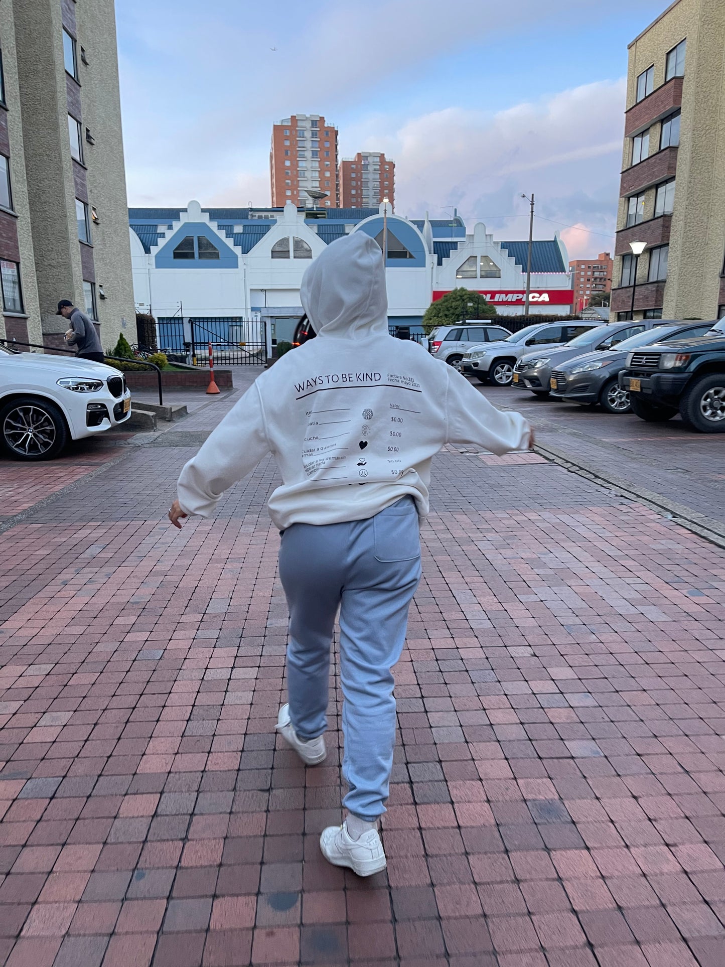 Hoodie cafetero hombre