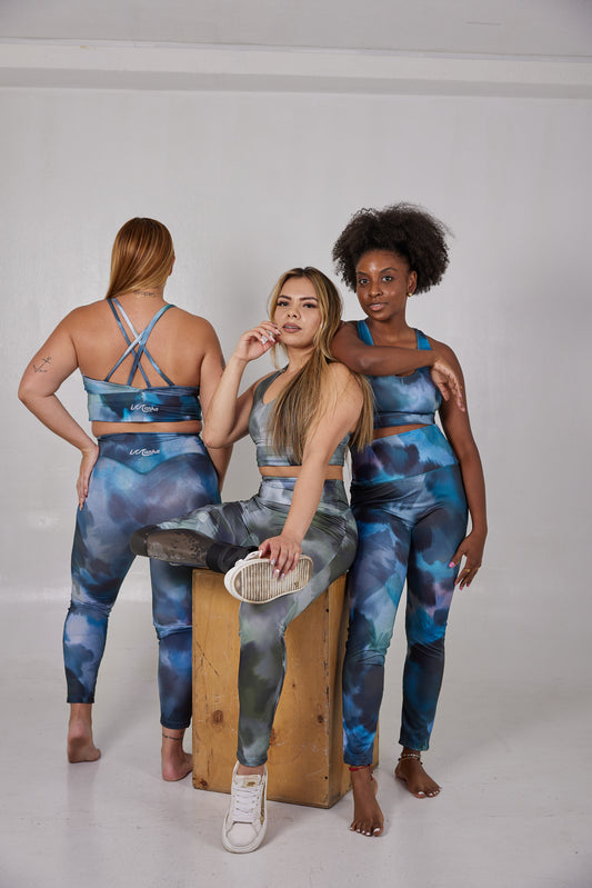 Set legging y top vibrations