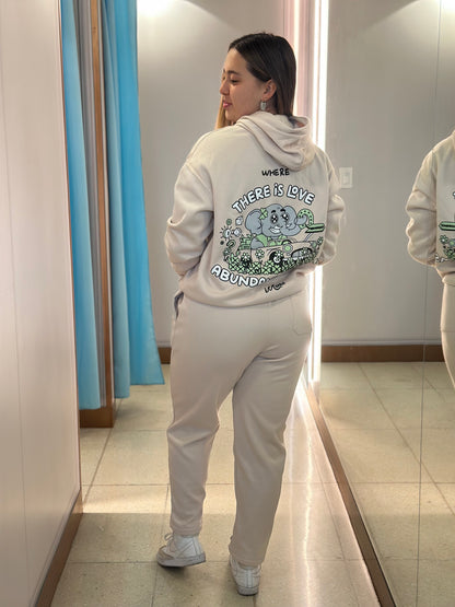 Hoodie Abundance mujer🍀