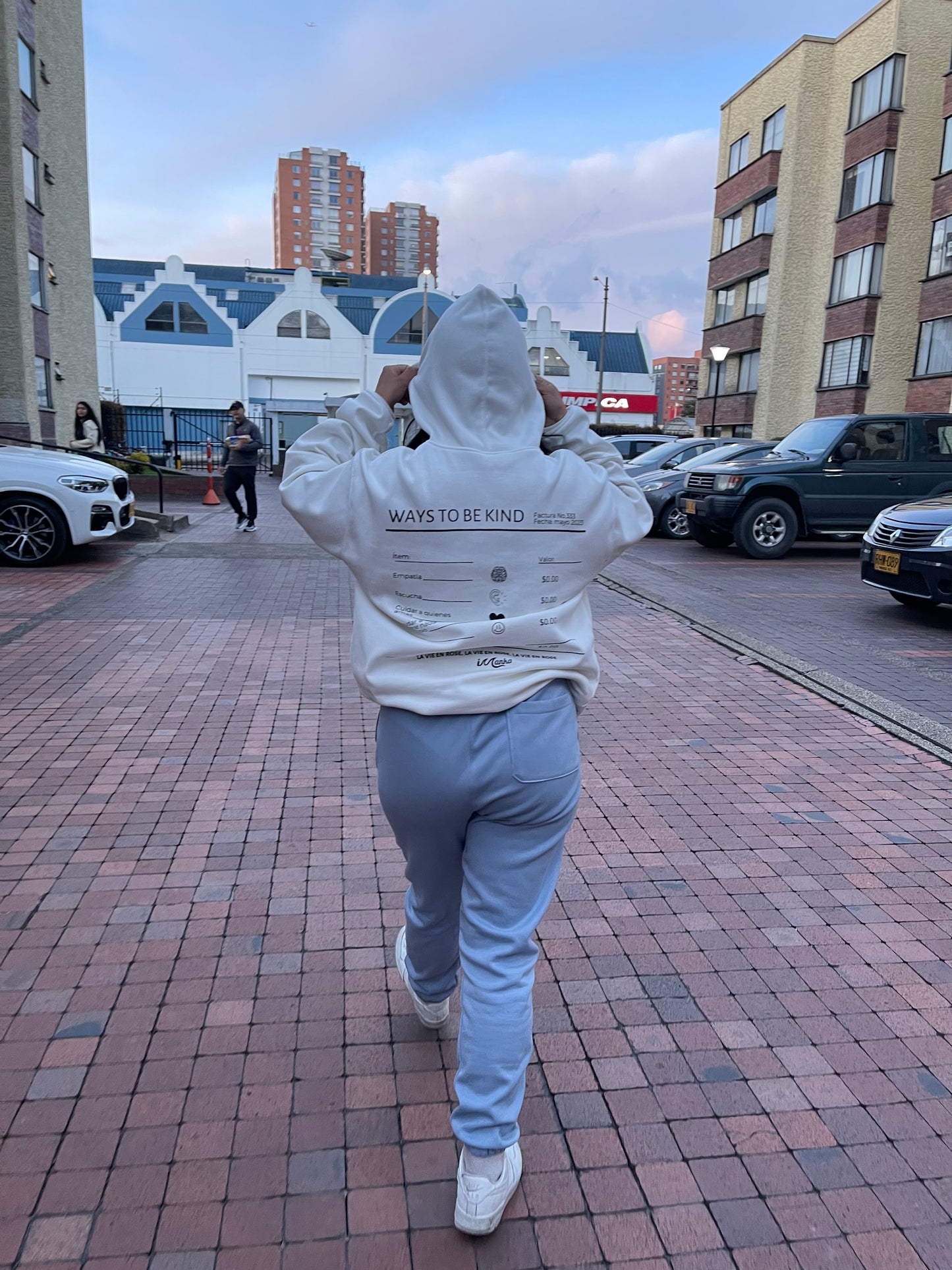 Hoodie cafetero hombre