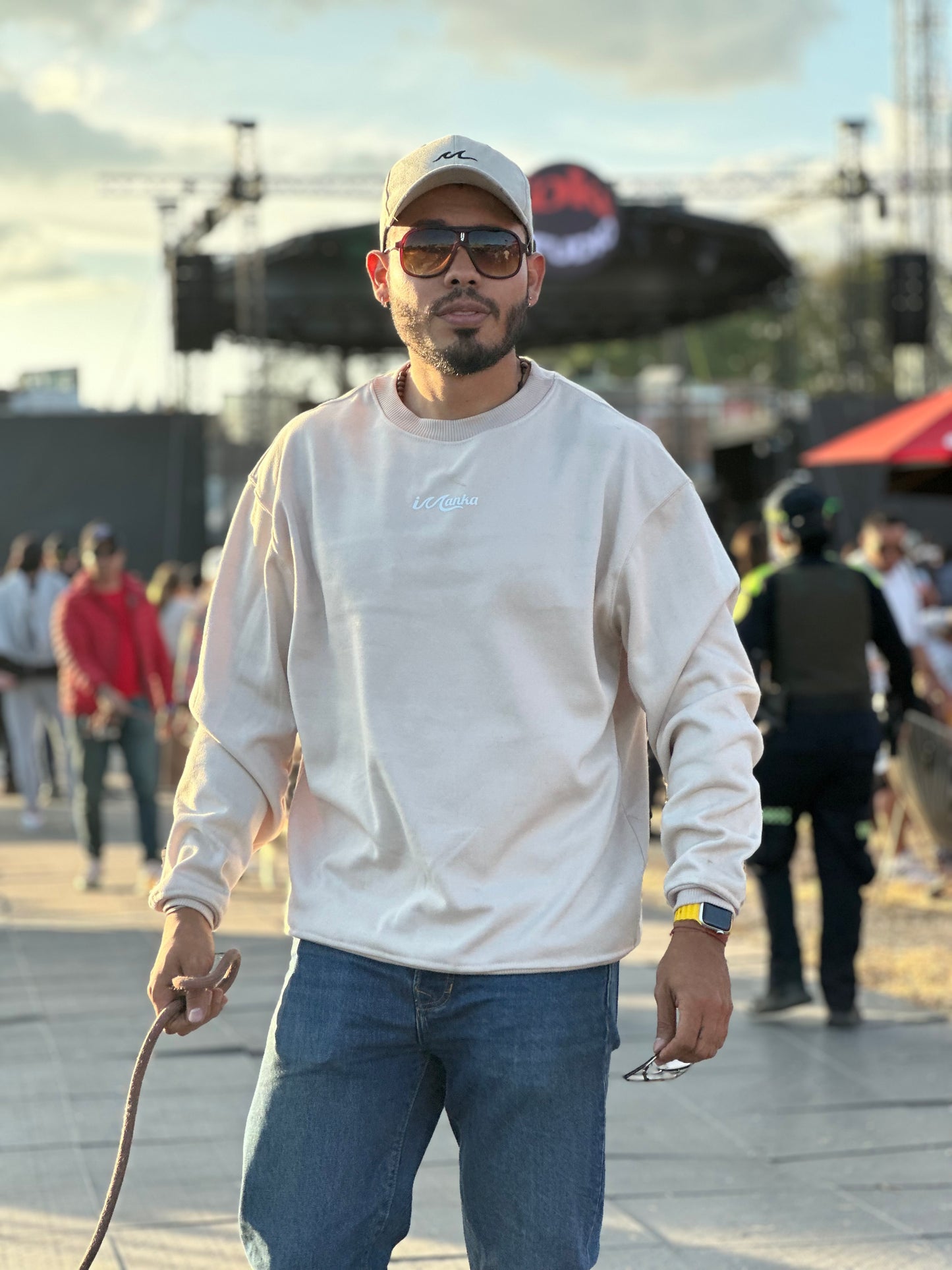 Crewneck equilibrio hombre