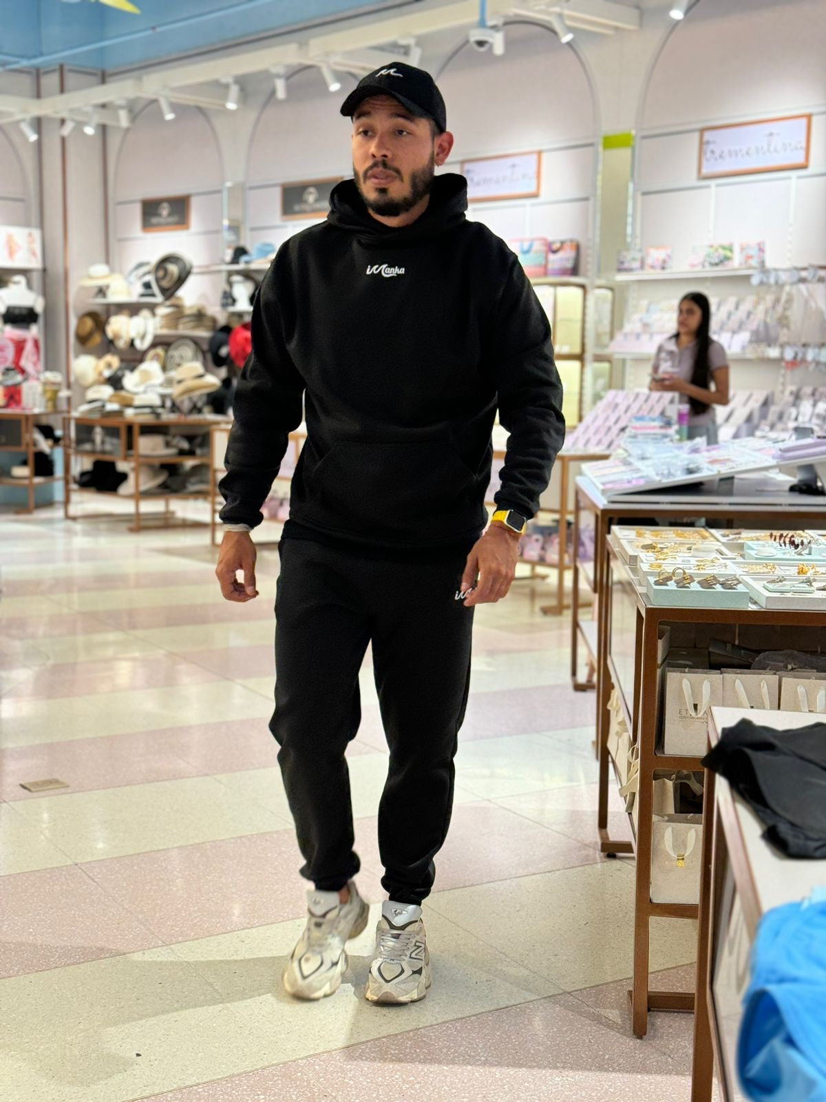 Hoodie cafetero hombre