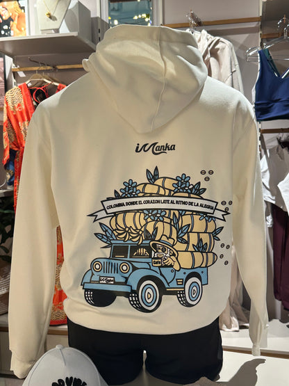 Hoodie cafetero mujer