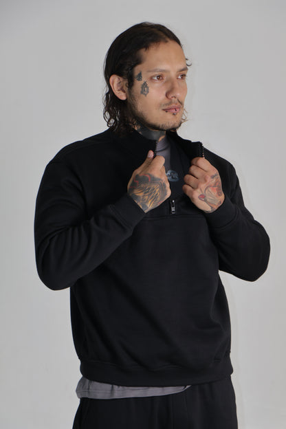 Half zip hoodie