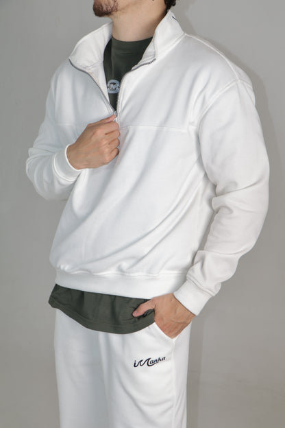 Half zip hoodie